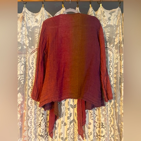 Flax Linen lightweight jacket ombré - Picture 3 of 3